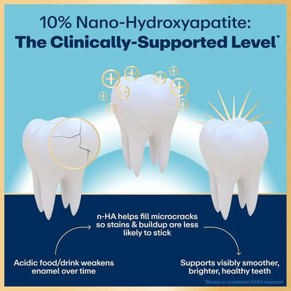 Lumineux® 10% Nano Hydroxyapatite Performance Whitening Toothpaste (3.75 Oz.) 2 Pack