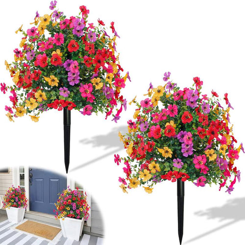 Artificial Flowers for Outdoor Indoor Garden Home Decoration