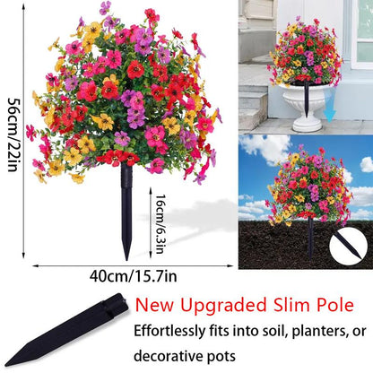 Artificial Flowers for Outdoor Indoor Garden Home Decoration