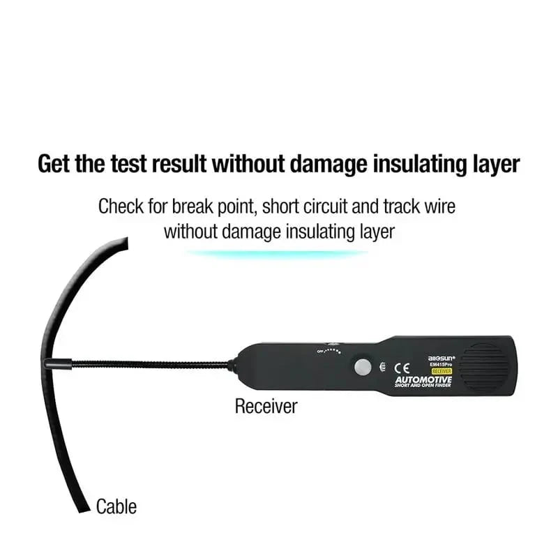 EM415Pro Automotive Electrical Open&Short Finder Circuit Tester,Tone Generator Cable Wire Breaker Fault Finder